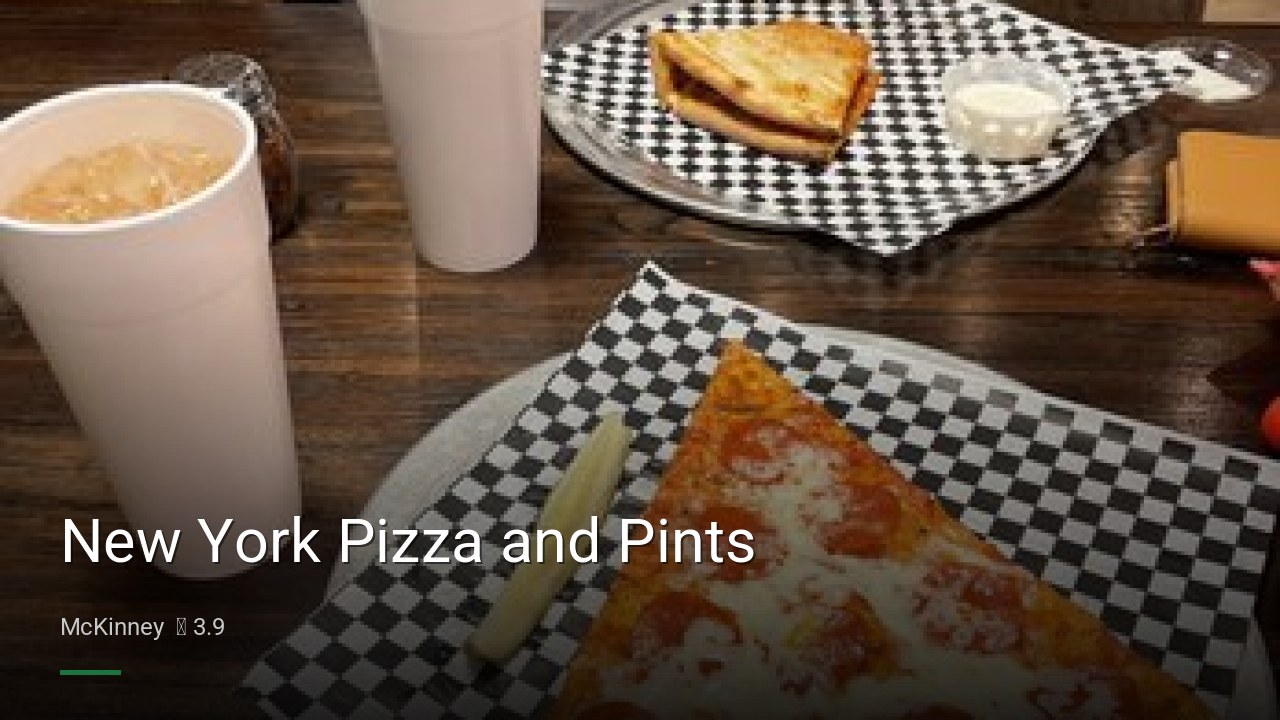 New York Pizza and Pints - Sports Bars in McKinney