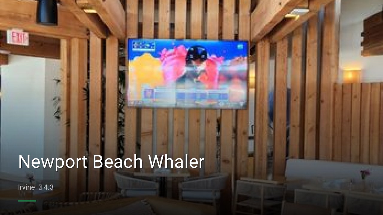 Newport Beach Whaler - Sports Bars in Irvine