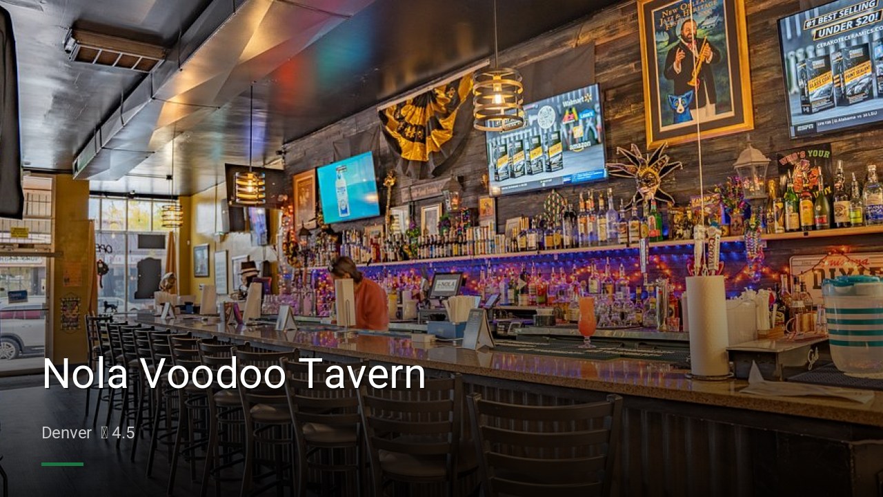 Nola Voodoo Tavern - Sports Bars in Denver