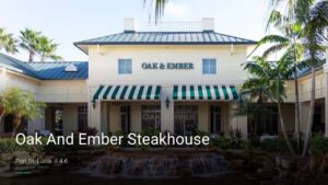 Oak And Ember Steakhouse — Sports bars in Port St. Lucie