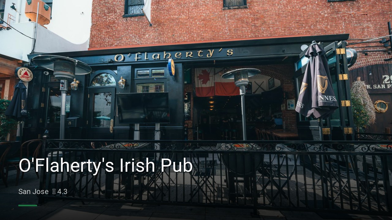 O'Flaherty's Irish Pub - Sports Bars in San Jose