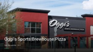 Oggi’s Sports|Brewhouse|Pizza — Sports bars in San Bernardino