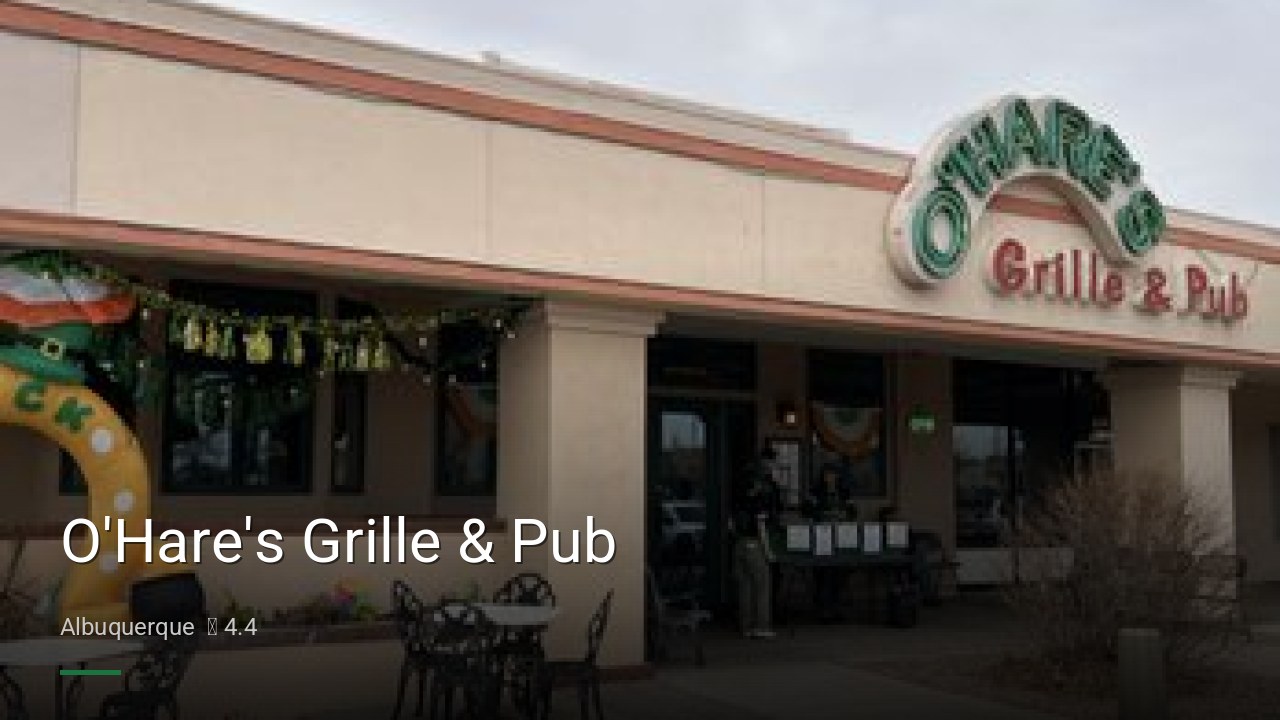 O'Hare's Grille & Pub - Sports Bars in Albuquerque