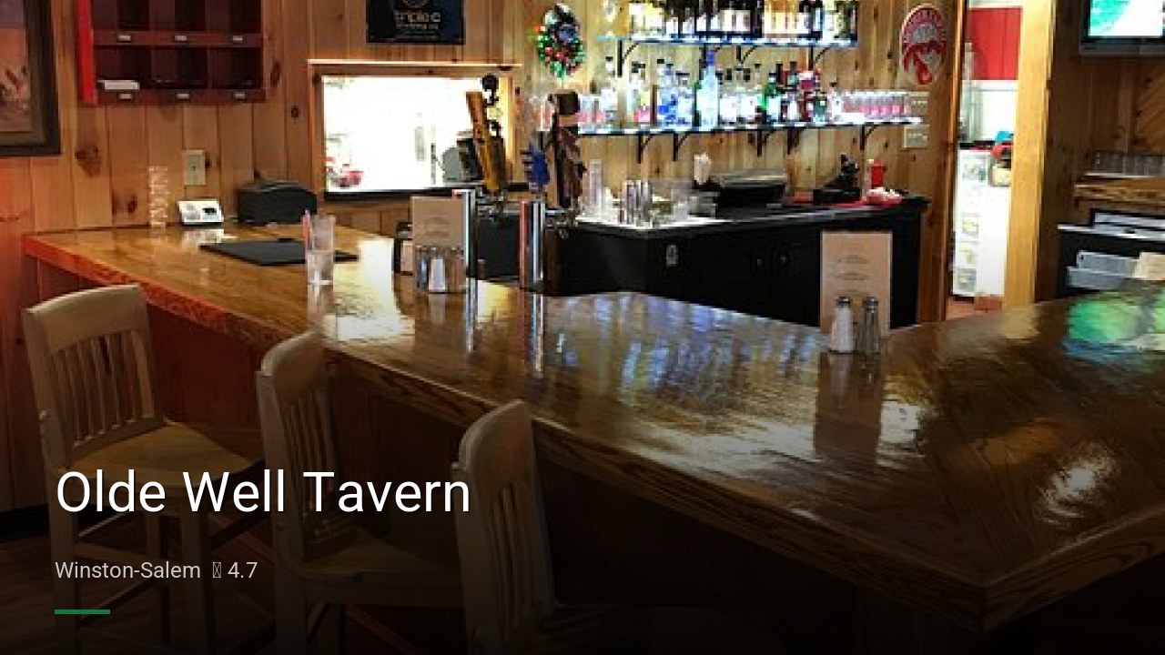 Olde Well Tavern - Sports Bars in Winston-Salem