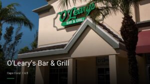 O’Leary’s Bar & Grill — Sports bars in Cape Coral