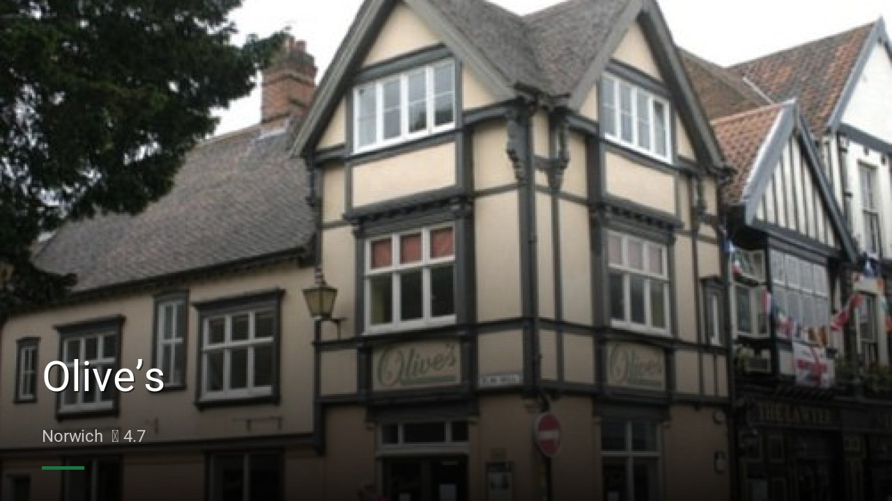 Olive’s - Sports Bars in Norwich