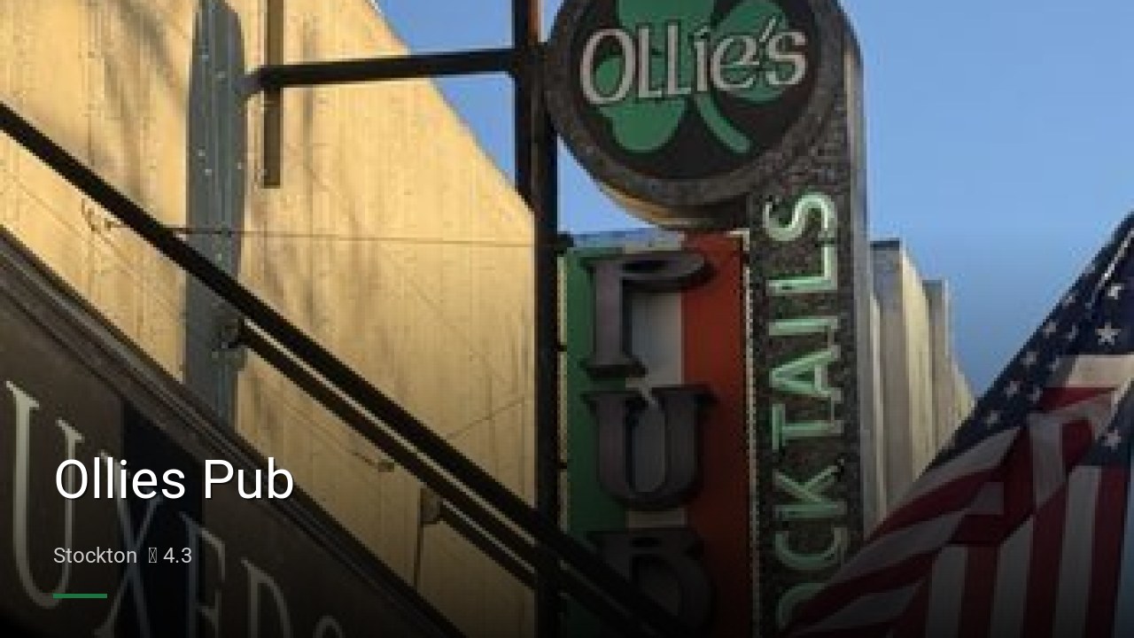 Ollies Pub - Sports Bars in Stockton