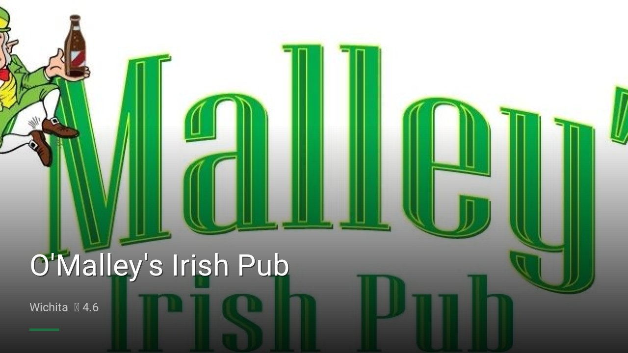 O'Malley's Irish Pub - Sports Bars in Wichita