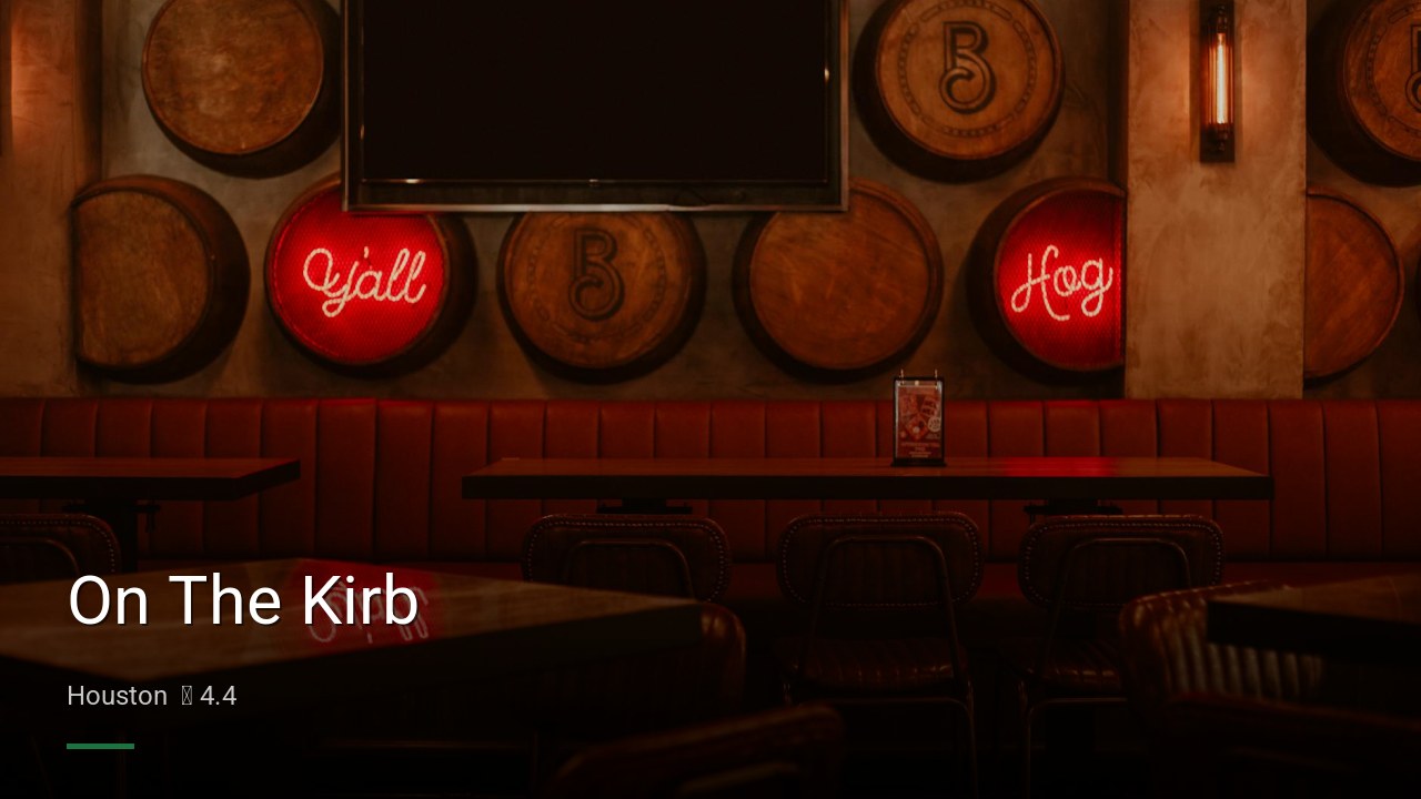 On The Kirb — Sports bars in Houston