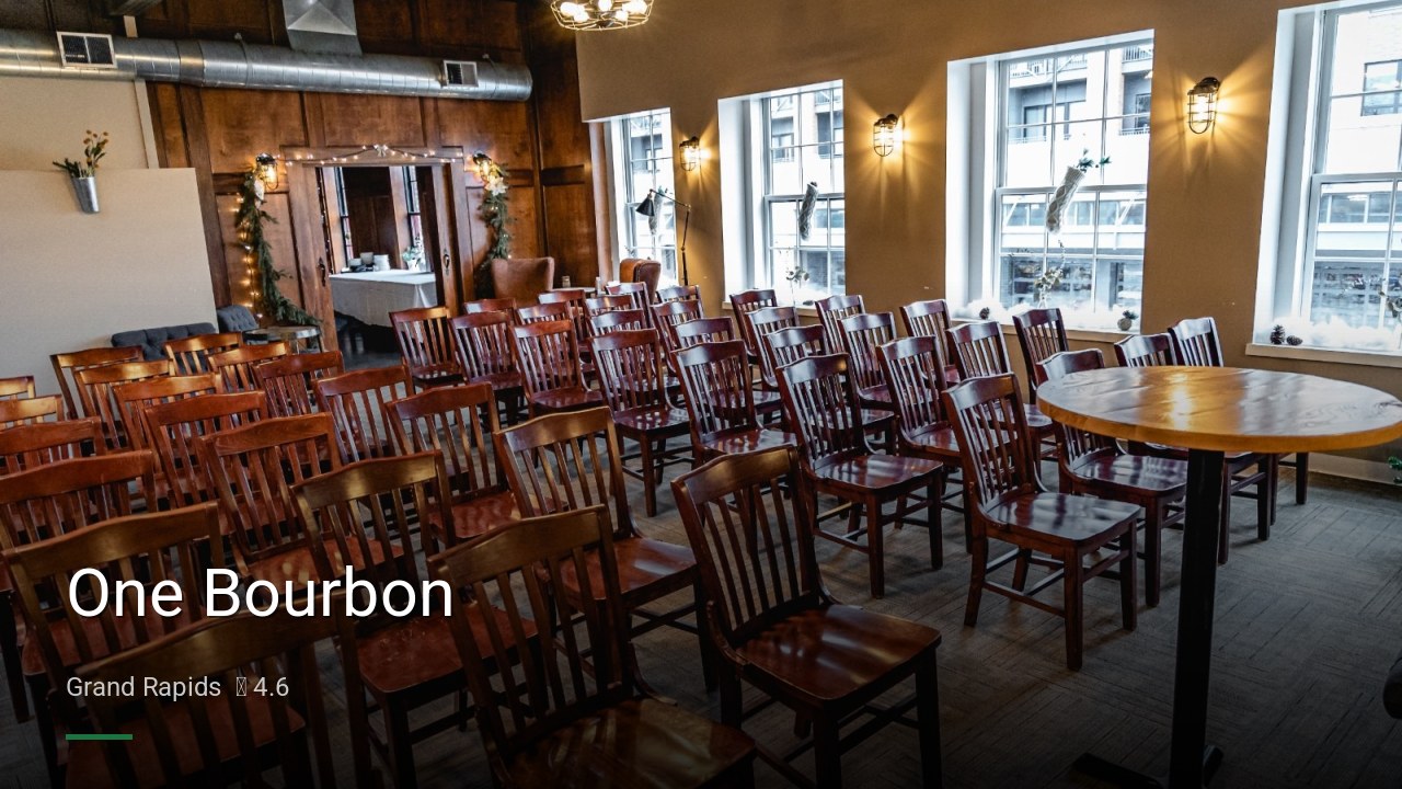 One Bourbon - Sports Bars in Grand Rapids