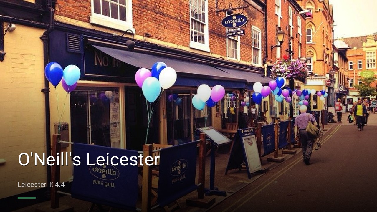 O'Neill's Leicester - Sports Bars in Leicester