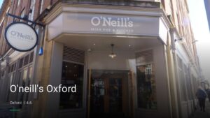 O’neill’s Oxford — Pubs in Oxford