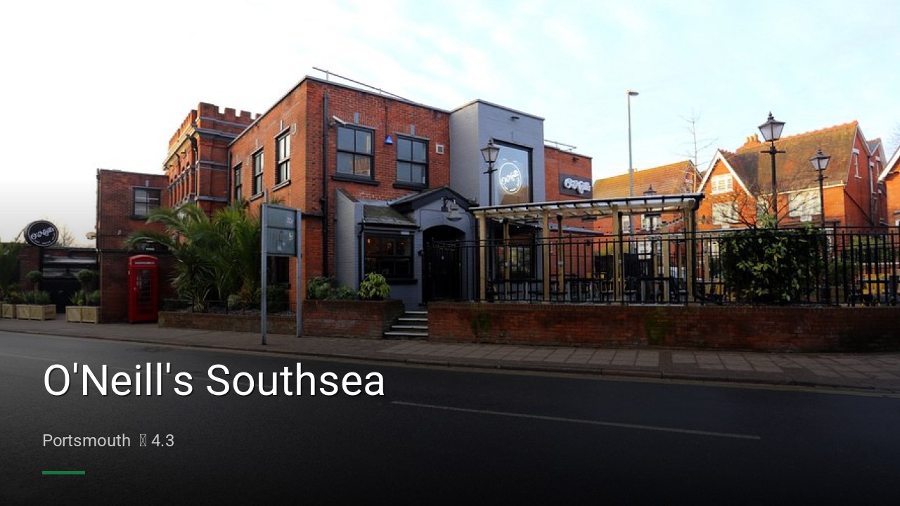 O'Neill's Southsea - Sports Bars in Portsmouth
