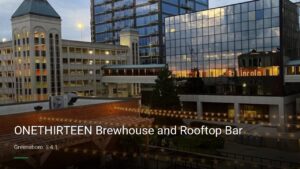 ONETHIRTEEN Brewhouse and Rooftop Bar — Sports bars in Greensboro