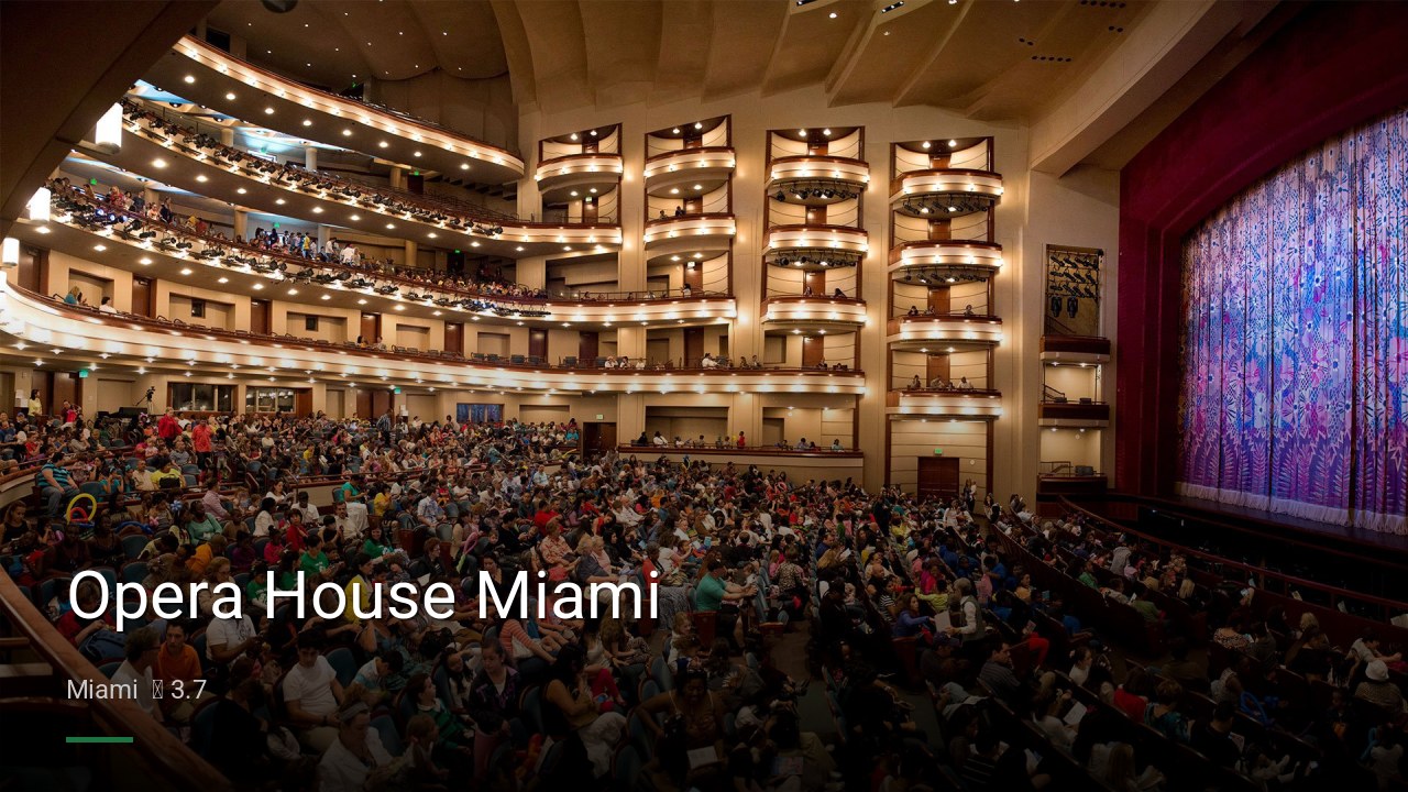 Opera House Miami - Sports Bars in Miami