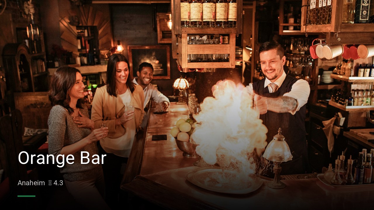 Orange Bar - Sports Bars in Anaheim