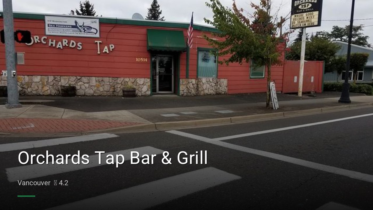 Orchards Tap Bar & Grill - Sports Bars in Vancouver