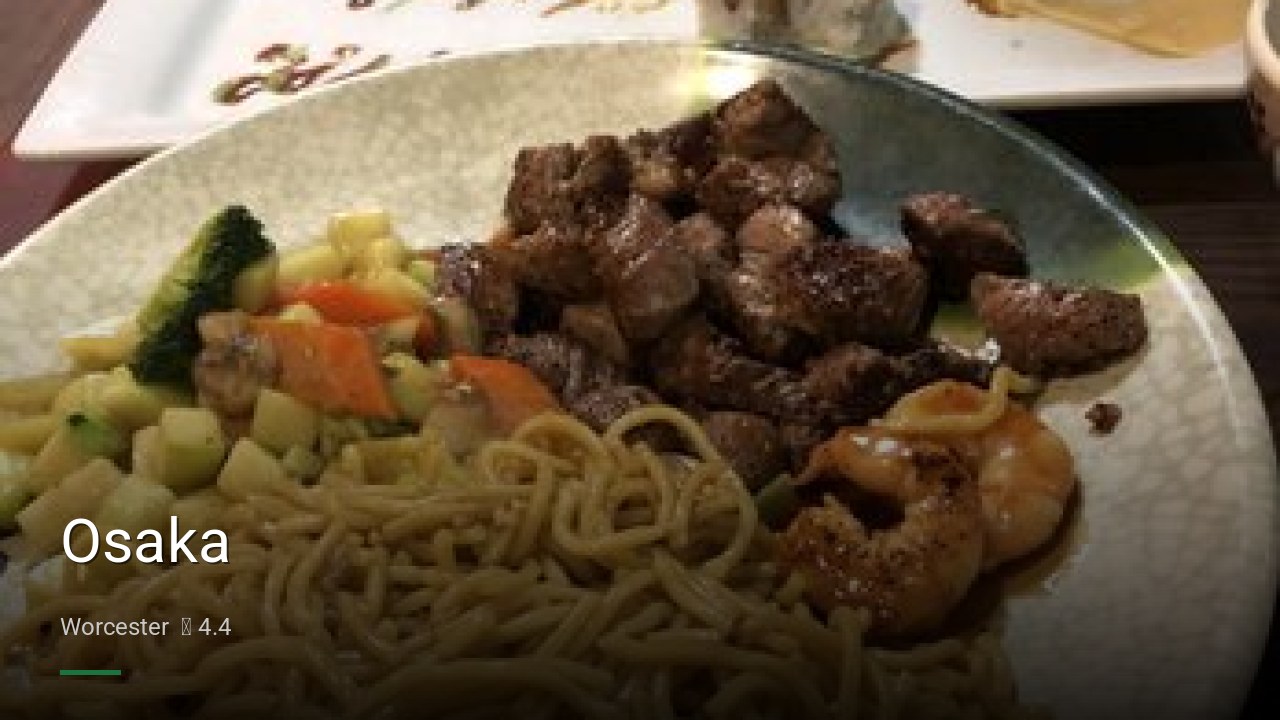 Osaka - Sports Bars in Worcester