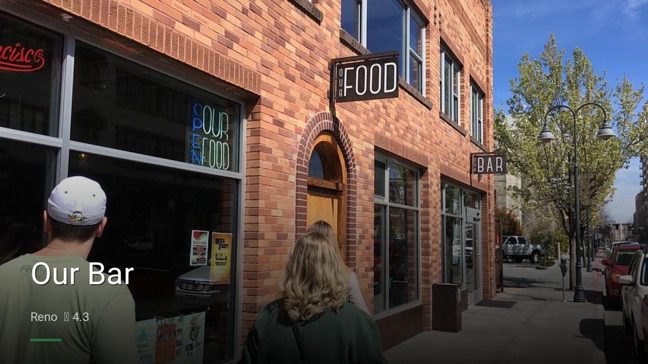 Our Bar - Sports Bars in Reno