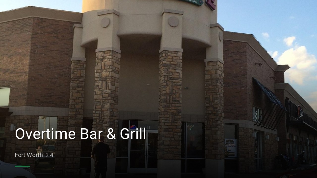 Overtime Bar & Grill - Sports Bars in Fort Worth
