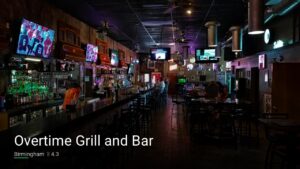 Overtime Grill and Bar — Sports bars in Birmingham