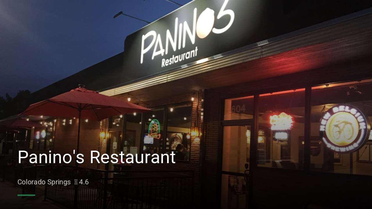 Panino's Restaurant - Sports Bars in Colorado Springs