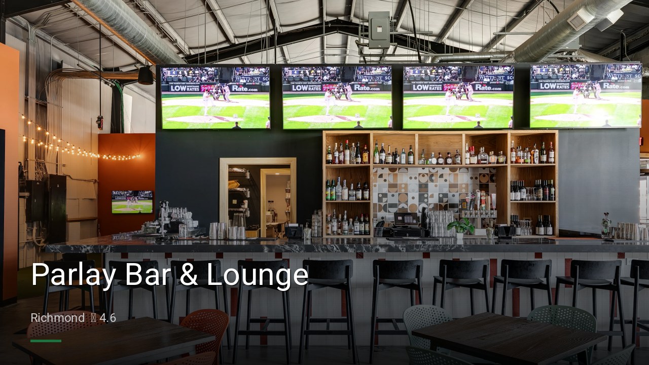 Parlay Bar & Lounge - Sports Bars in Richmond
