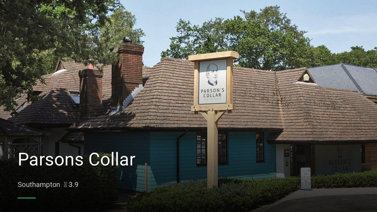 Parsons Collar - Sports Bars in Southampton