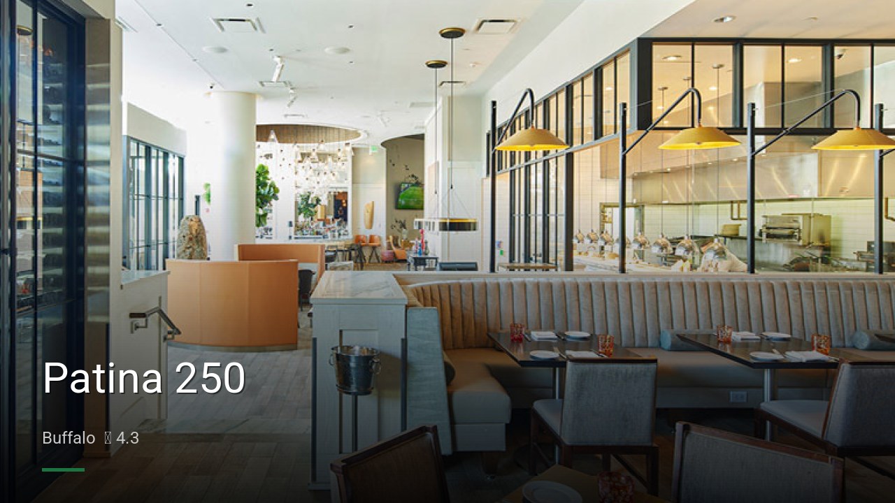 Patina 250 - Sports Bars in Buffalo