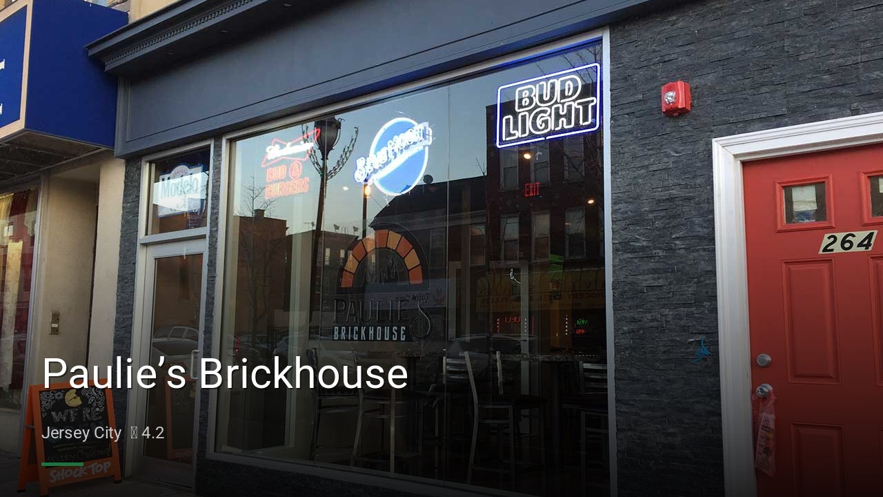 Paulie’s Brickhouse - Sports Bars in Jersey City
