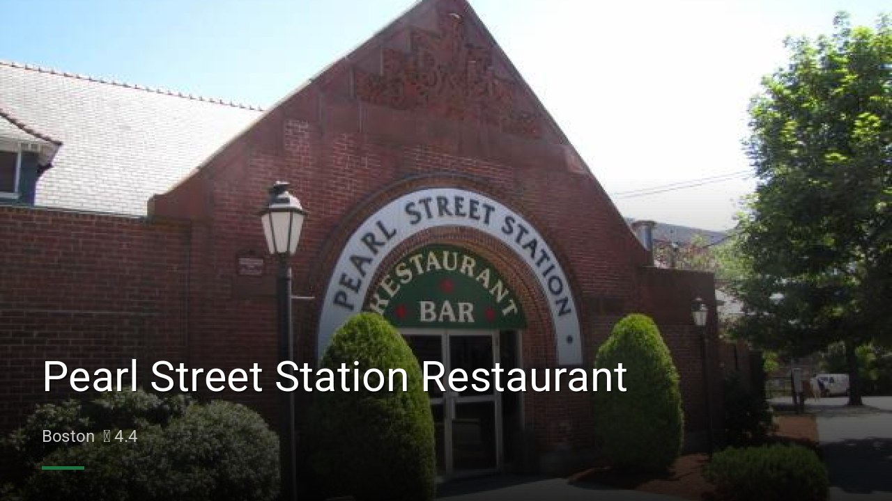 Pearl Street Station Restaurant - Sports Bars in Boston