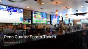Penn Quarter Sports Tavern — Sports bars in Washington DC