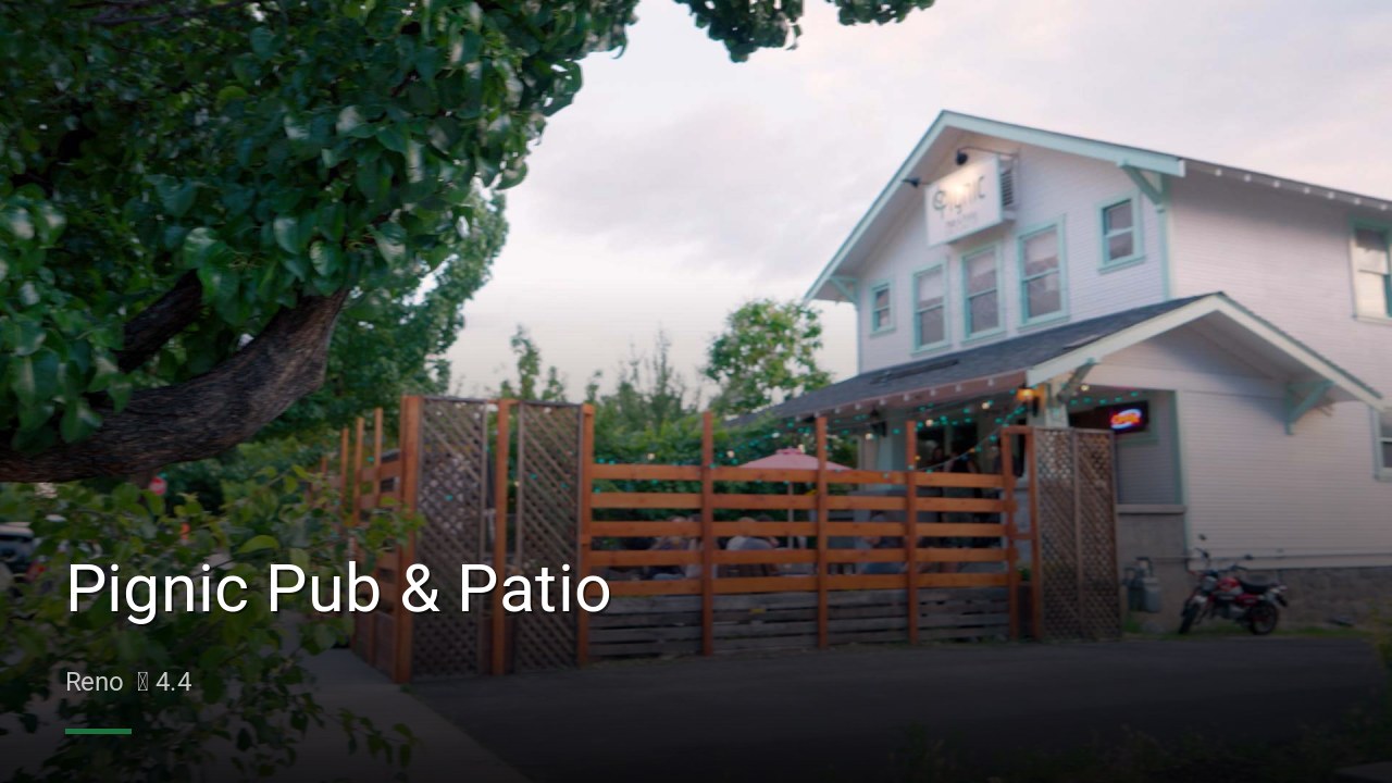 Pignic Pub & Patio - Sports Bars in Reno