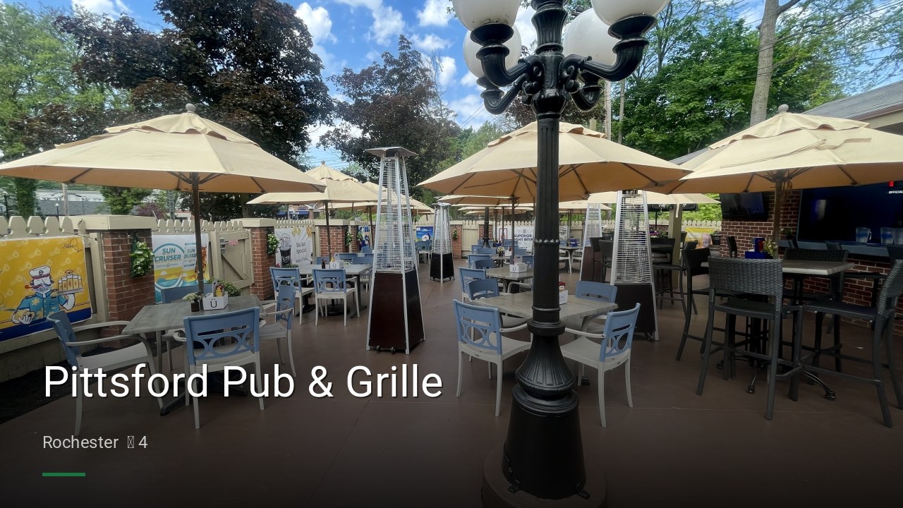Pittsford Pub & Grille - Sports Bars in Rochester