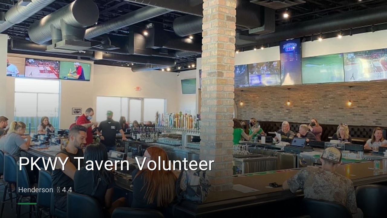 PKWY Tavern Volunteer - Sports Bars in Henderson