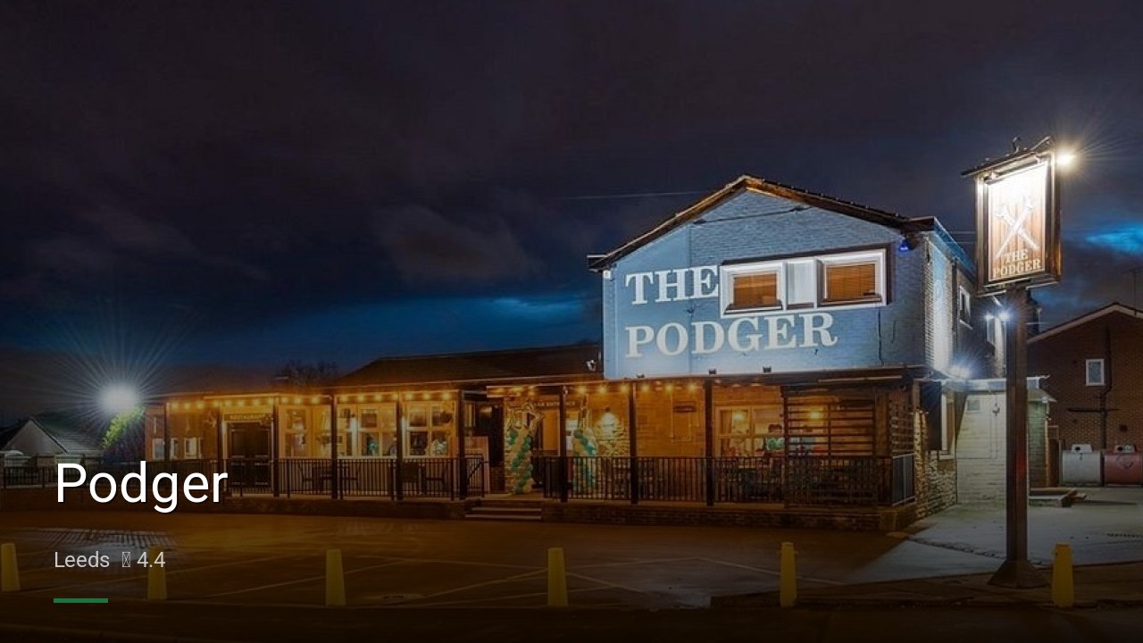 Podger - Sports Bars in Leeds