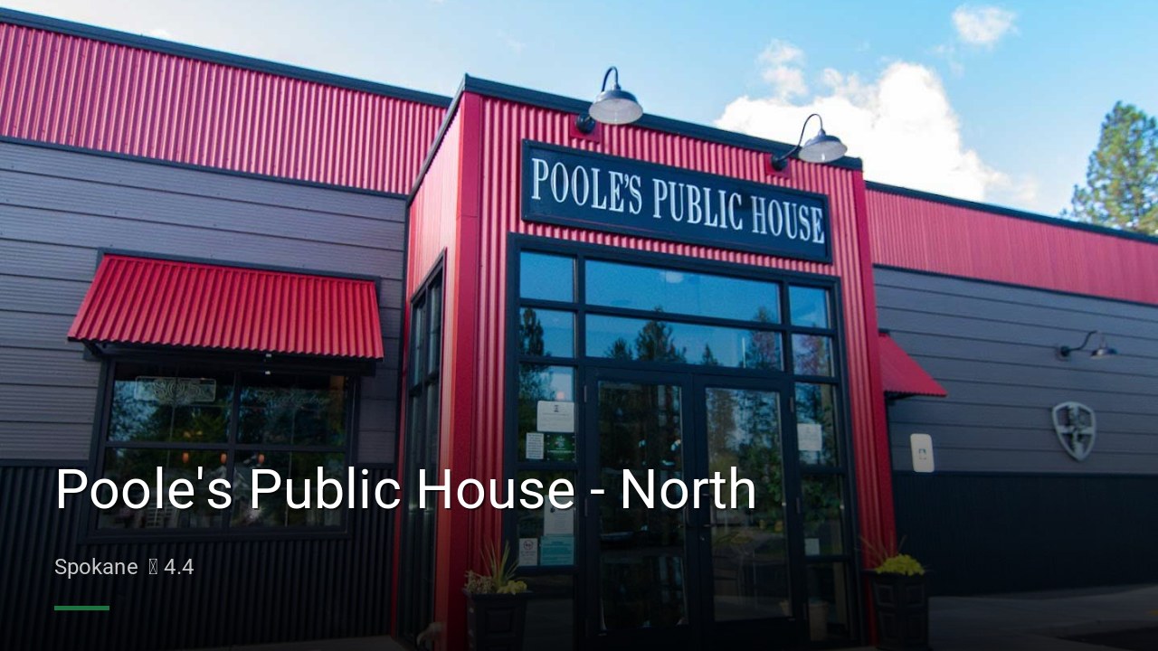 Poole's Public House - North - Sports Bars in Spokane