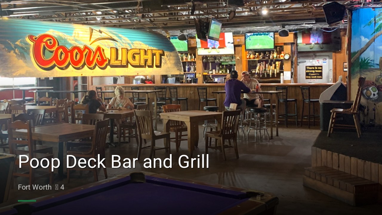 Poop Deck Bar and Grill - Sports Bars in Fort Worth