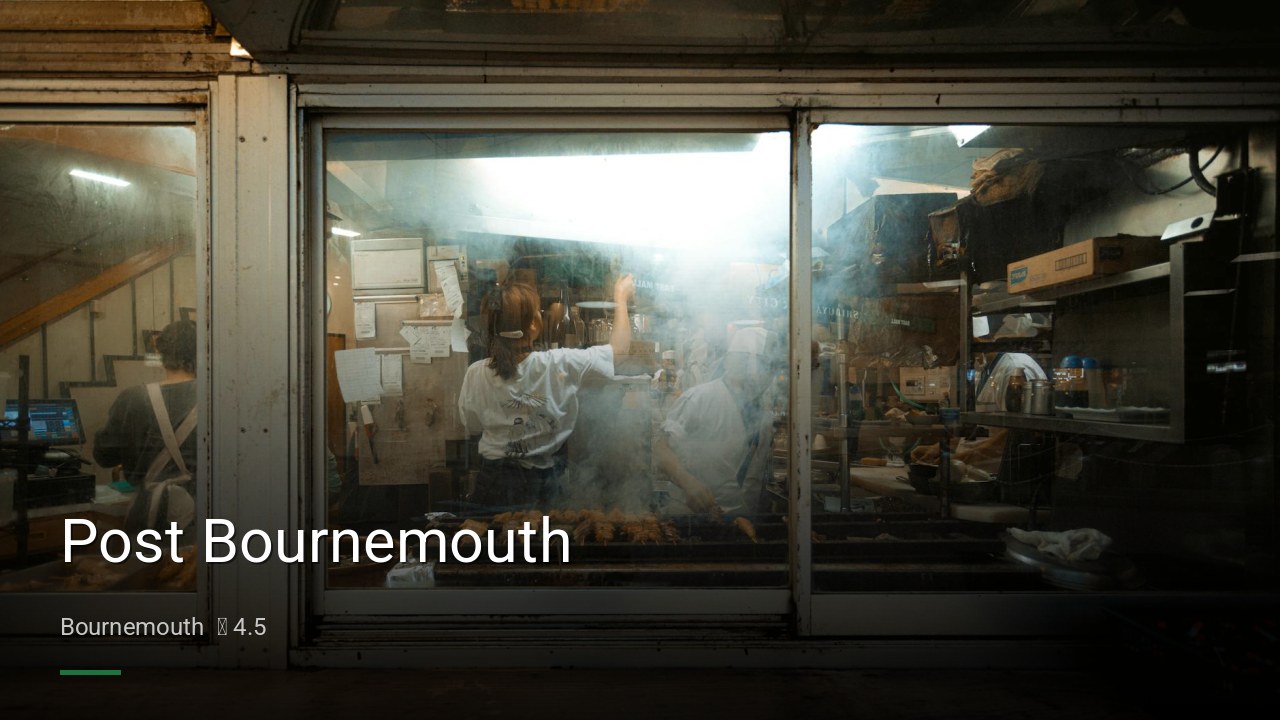 Post Bournemouth — Pubs in Bournemouth