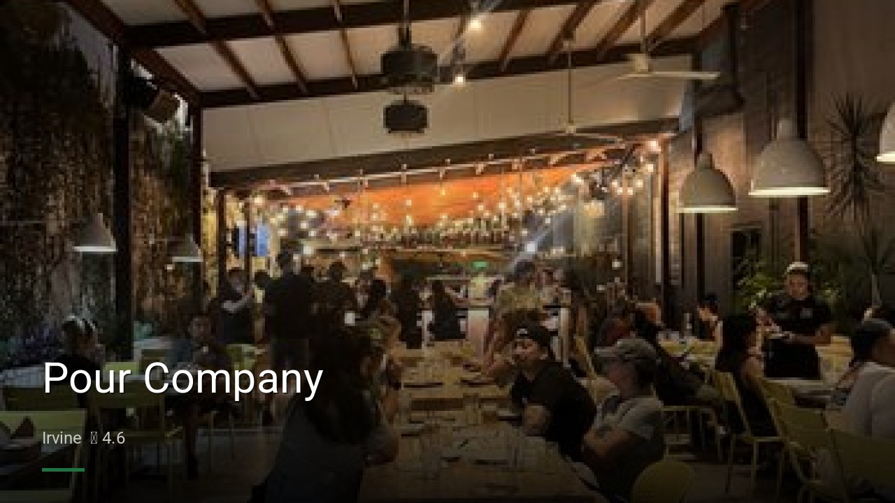 Pour Company - Sports Bars in Irvine