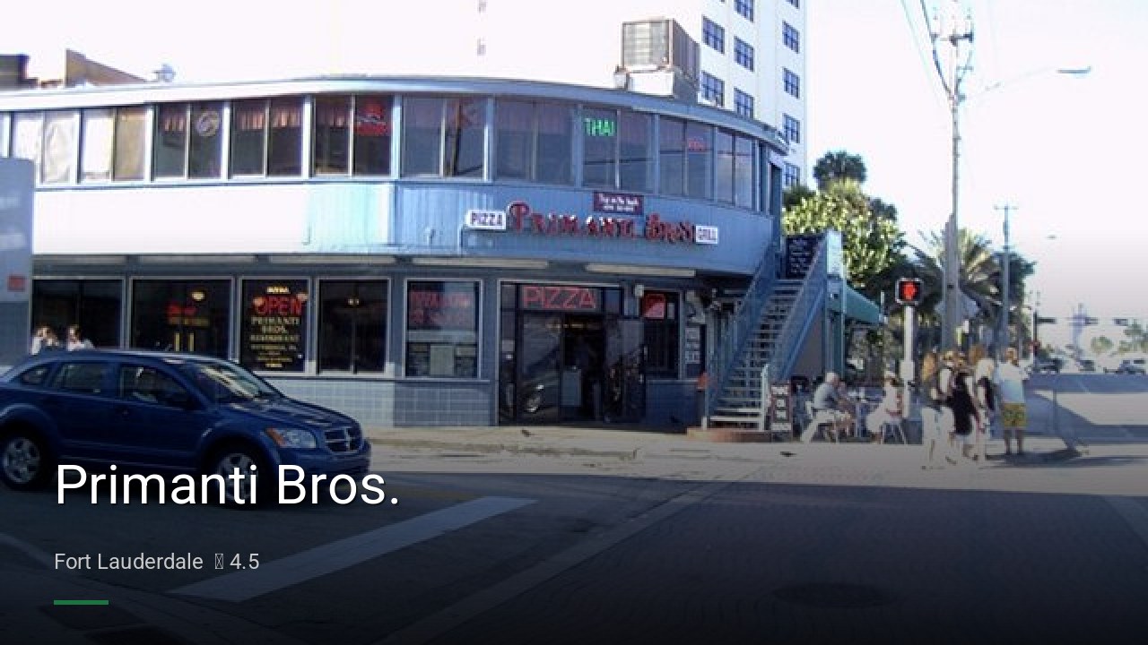 Primanti Bros. - Sports Bars in Fort Lauderdale