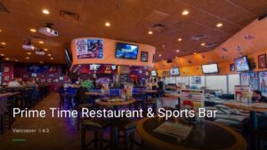 Prime Time Restaurant & Sports Bar — Sports bars in Vancouver