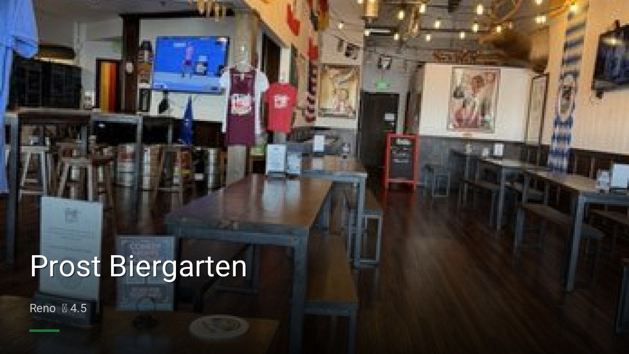 Prost Biergarten - Sports Bars in Reno