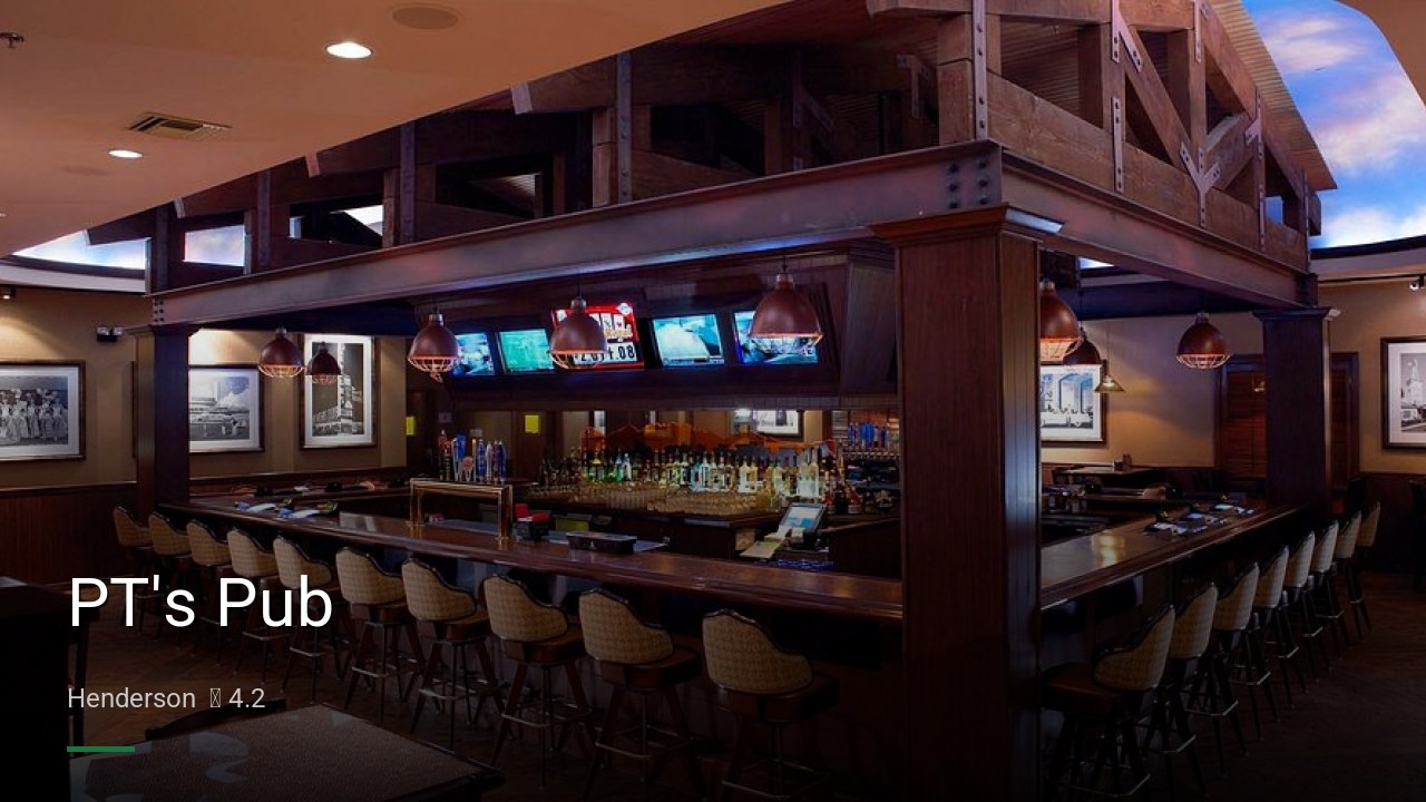 PT's Pub - Sports Bars in Henderson
