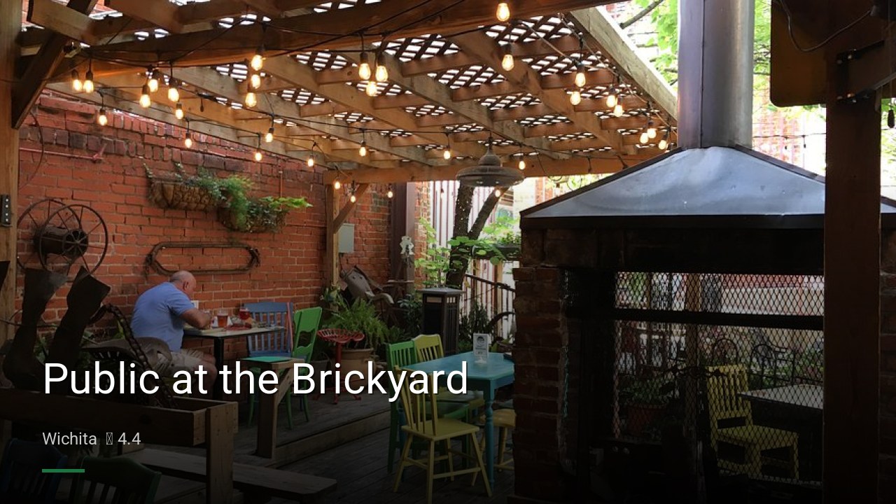 Public at the Brickyard - Sports Bars in Wichita