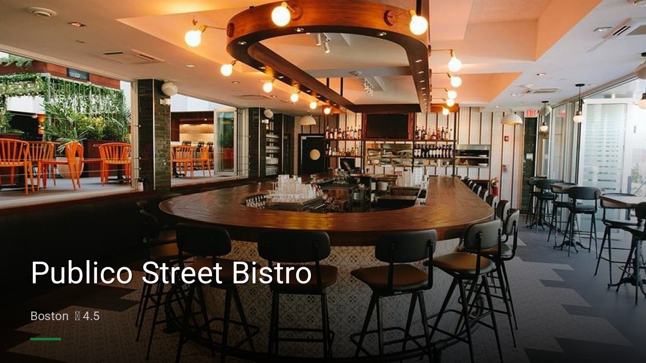 Publico Street Bistro - Sports Bars in Boston