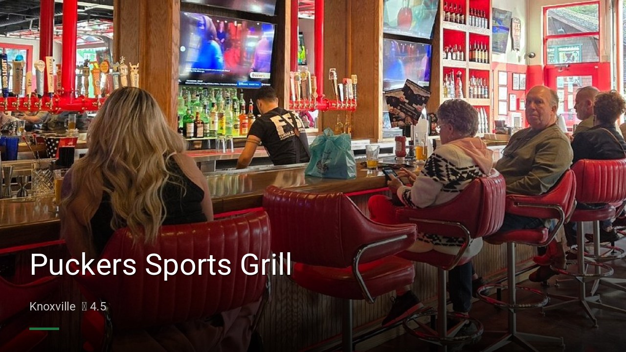 Puckers Sports Grill - Sports Bars in Knoxville