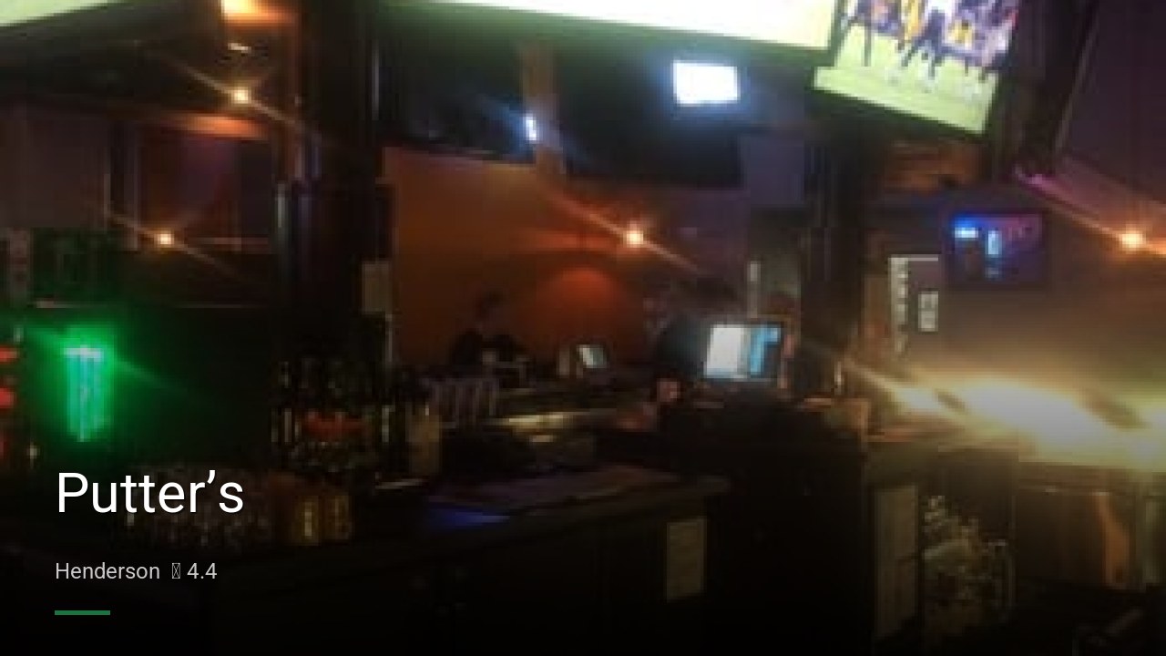 Putter’s - Sports Bars in Henderson