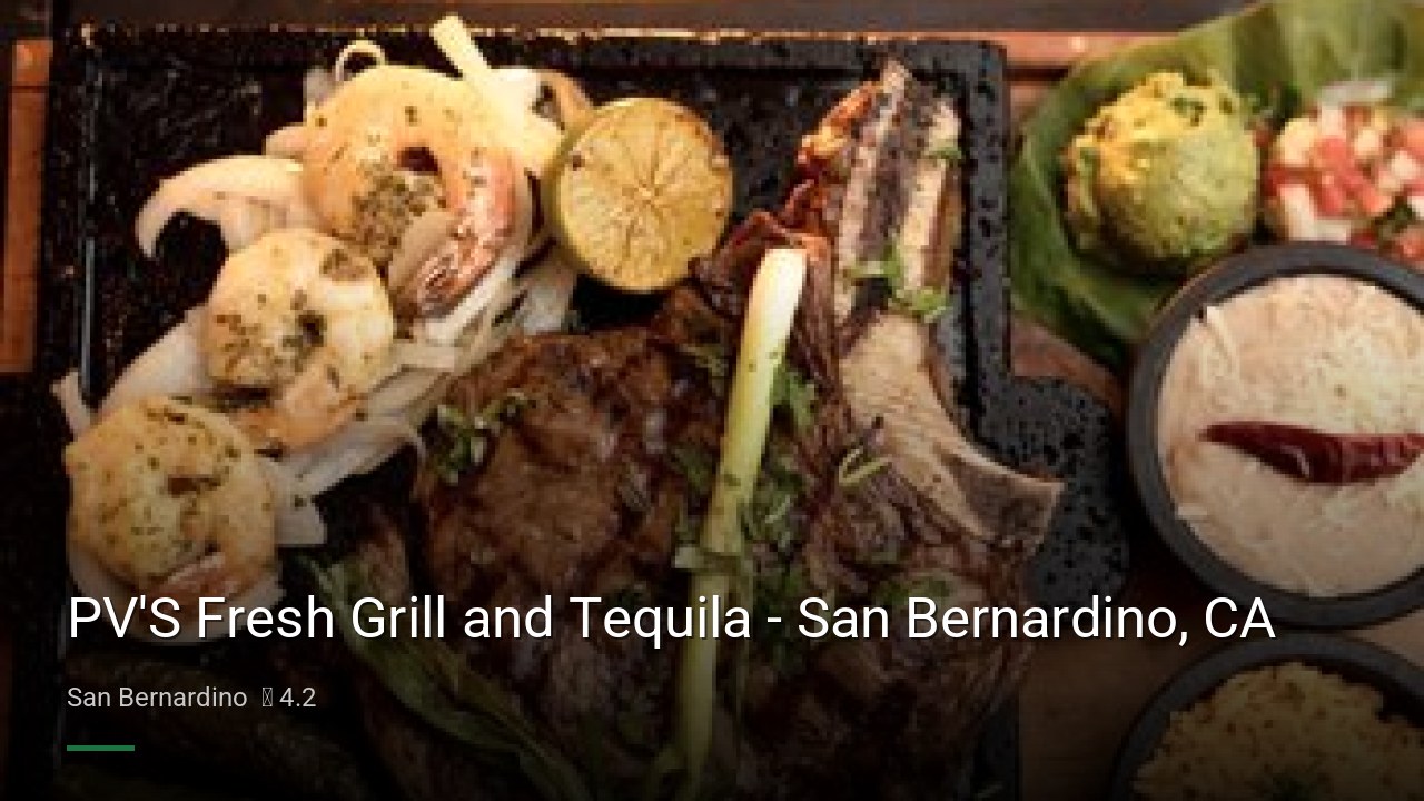 PV'S Fresh Grill and Tequila - San Bernardino, CA - Sports Bars in San Bernardino
