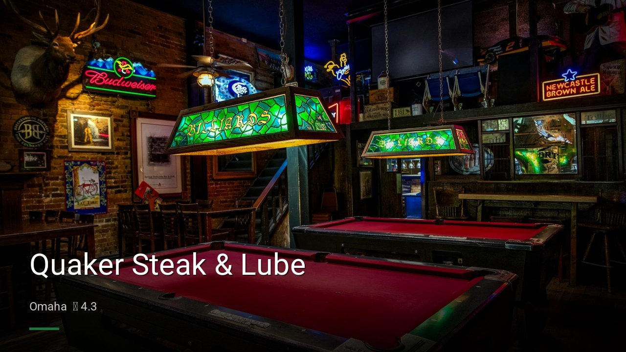 Quaker Steak & Lube — Sports bars in Omaha